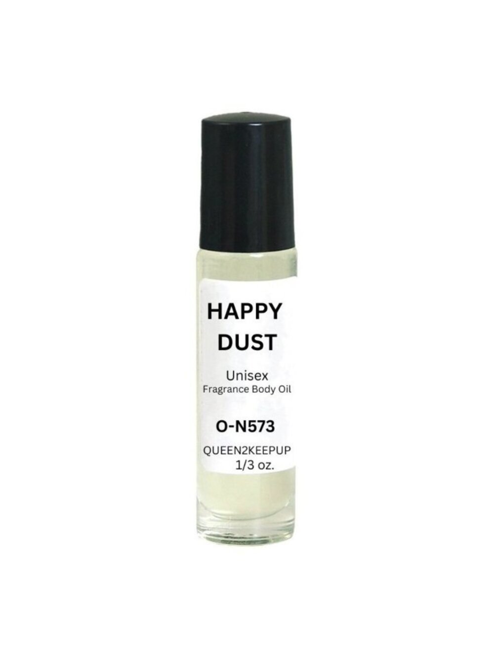 Happy Dust Unisex Body Oil Mango Matcha Bourbon Vanilla Fragrance Roll-On